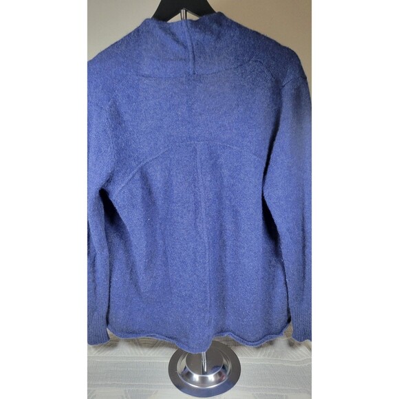 14th & Union 100% Cashmere Open Front Cardigan – Blue (Size M) - Picture 5 of 6